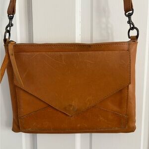 ABLE Leather Crossbody Bag